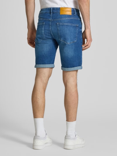 ONLY & SONS Regular Fit Jeansshorts aus Baumwoll-Mix Modell 'PLY' Jeansblau 5