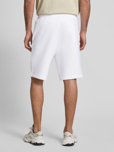 BOSS Green Regular Fit Sweatshorts mit elastischem Bund Modell 'Headlo' Weiss 5