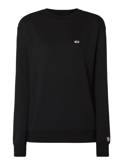 Tommy Jeans Sweatshirt mit Logo-Aufnäher  Black 2