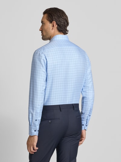 OLYMP Modern fit zakelijk overhemd met kentkraag Bleu - 5