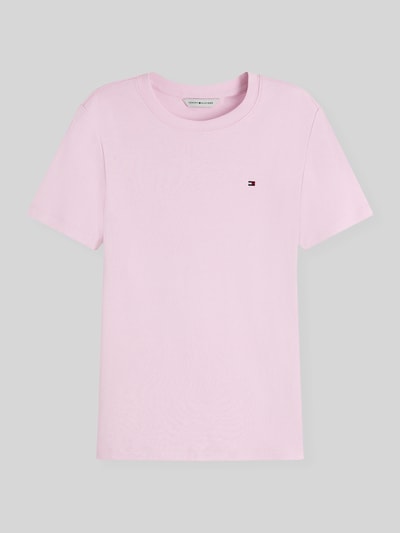 Tommy Hilfiger Slim Fit T-Shirt aus reiner Baumwolle Pink 2