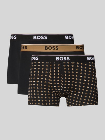 BOSS Trunks van katoenmix in set van 3 Zwart - 1