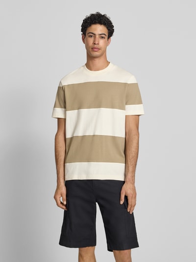 Marc O'Polo DENIM Relaxed Fit T-Shirt aus reiner Baumwolle Mittelbraun 4