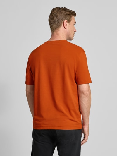 BOSS Orange Relaxed Fit T-Shirt aus Baumwoll-Mix Modell 'TCHUP' Orange 5