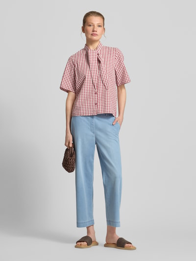 Raphaela By Brax Loose Fit Culotte aus Baumwoll-Mix Modell 'PAM CULOTTE' Blau 1
