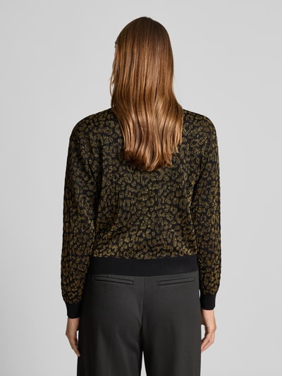 Lauren Ralph Lauren Cardigan aus Viskose-Mix Modell 'PARRIE' Gold Melange 5