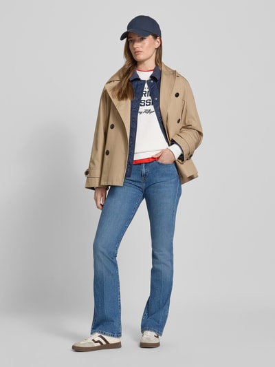 Tommy Hilfiger Trencz krótki z funkcją wodoodporną Beżowy 1