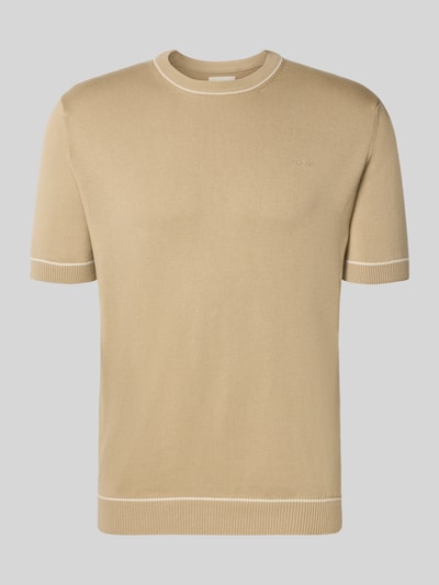 GANT Strickshirt mit Rundhalsausschnitt Beige 2