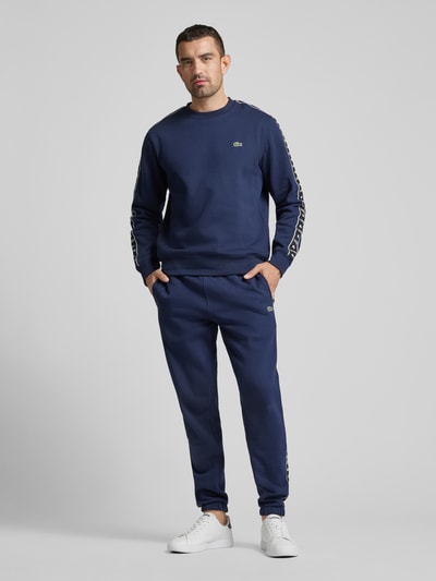 Lacoste Sweatbroek met labeldetails Marineblauw - 1