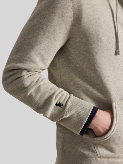 Polo Ralph Lauren Regular Fit Sweatjacke aus Baumwoll-Mix Hellgrau 3