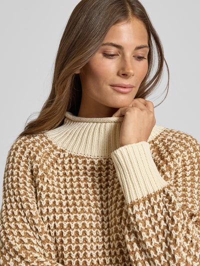 s.Oliver RED LABEL Regular Fit Strickpullover mit Baumwoll-Anteil Beige 3