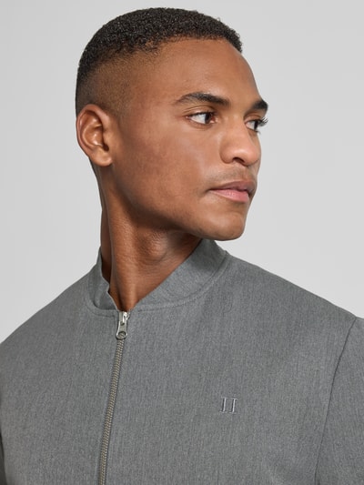 Les Deux Jacke mit Stehkragen Modell 'Como' Mittelgrau Melange 3