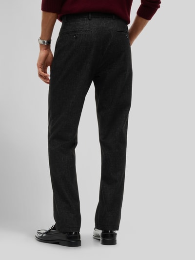 Tommy Hilfiger Slim Fit Gerade Hose aus Baumwoll-Mix mit Viskose-Anteil Modell 'DENTON' Anthrazit 5