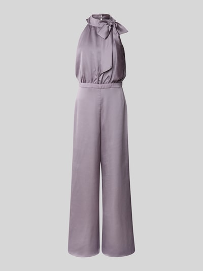 Swing Jumpsuit met opstaande kraag Paars - 2