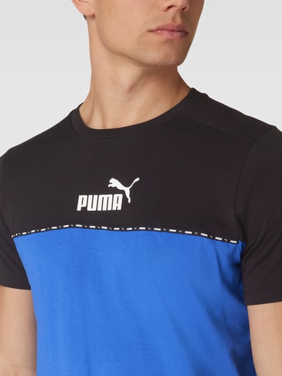 PUMA PERFORMANCE T-Shirt mit Label-Details Blau 3