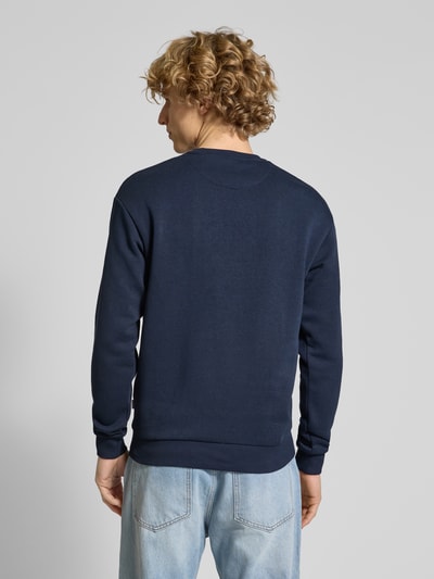 Jack & Jones Bluza z okrągłym dekoltem model ‘BRADLEY’ Ciemnoniebieski 5