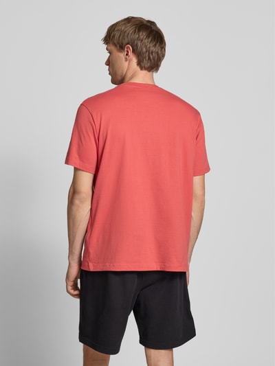 CHAMPION T-shirt met logostitching, model 'ICONS' Rood - 5