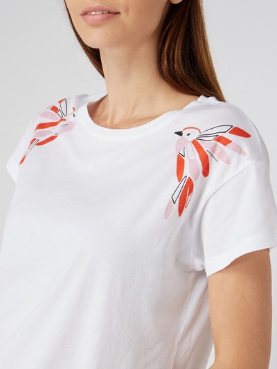 Armedangels Shirt mit Vogel-Prints Weiß 5