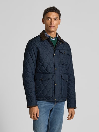 Polo Ralph Lauren Kurtka pikowana z wykładanym kołnierzem model ‘BEATON’ Granatowy 4