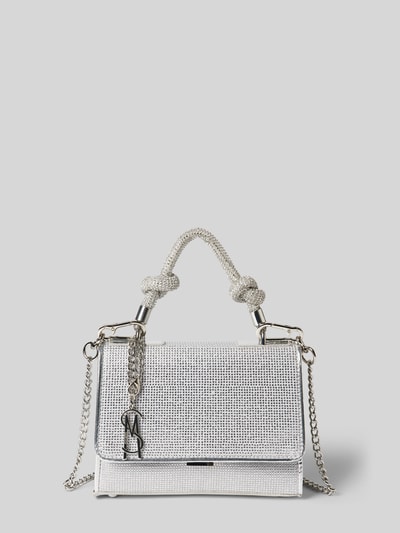 Steve Madden Crossbody Bag mit Allover-Strasssteinbesatz Silber 2