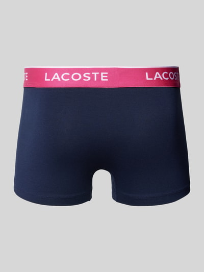 Lacoste Boxershort met label in band Donkerblauw - 3