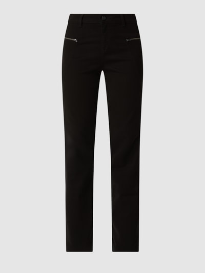 Brax Skinny fit broek met modal, model 'Shakira' Zwart - 2