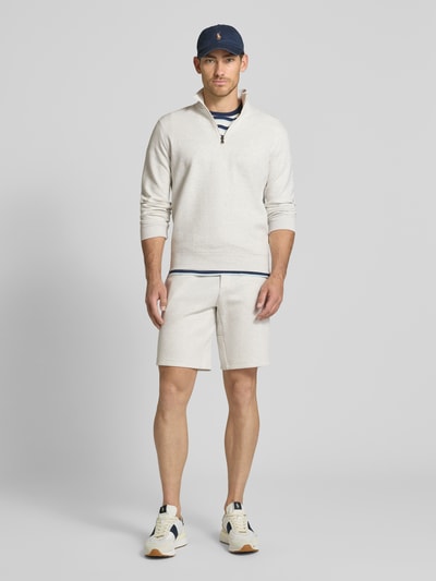 Polo Ralph Lauren Shorts mit elastischem Bund Hellgrau 1