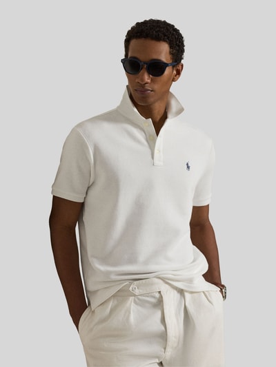 Polo Ralph Lauren Koszulka polo z mieszanki bawełny Biały 6