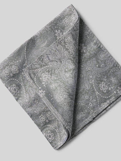 Prince Bowtie Strik en pochet in een set van pure zijde Groen - 3