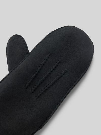 Roeckl Fäustlinge mit Label-Applikation Modell 'OSLO' Black 3