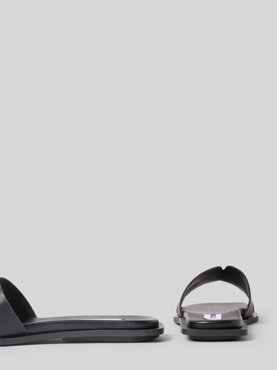 Steve Madden Slippers in denim look, model 'SOFIA' Zwart - 2