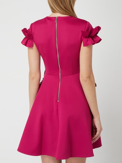 Ted Baker Kleid mit Rüschenbesatz  Fuchsia 5