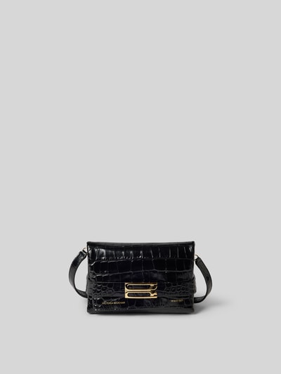 Victoria Beckham Pochette mit Schlangenmuster Black 2