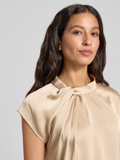 Neo Noir Blusenshirt mit Stehkragen Sand 3