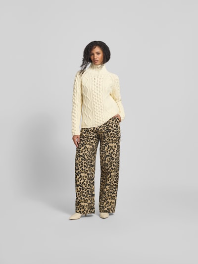 Filippa K Regular Fit Pullover aus reiner Wolle Ecru 1