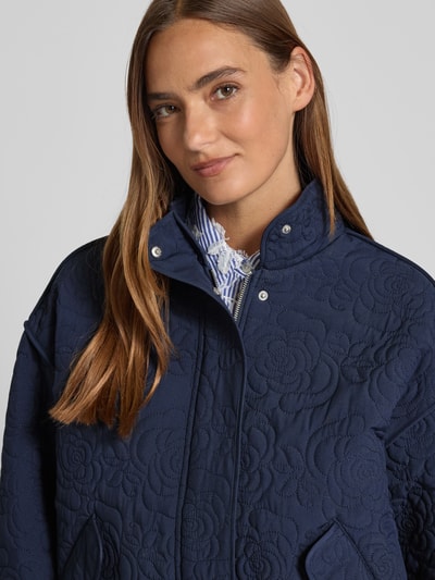 YAS Jack met opstaande kraag, model 'FIPURA' Marineblauw - 3