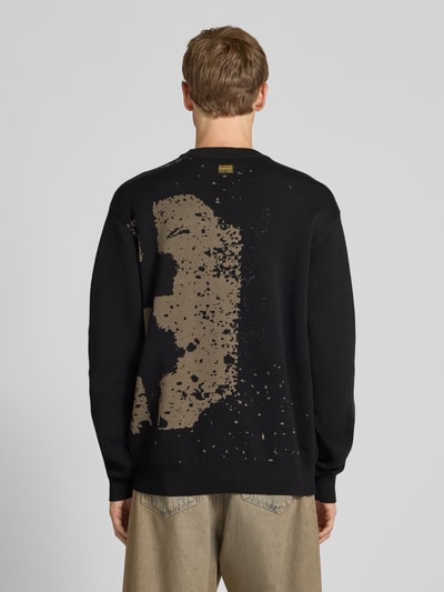G-Star Raw Strickpullover mit Rundhalsausschnitt Black 5