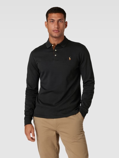 Polo Ralph Lauren Poloshirt mit Label-Stitching Black 4