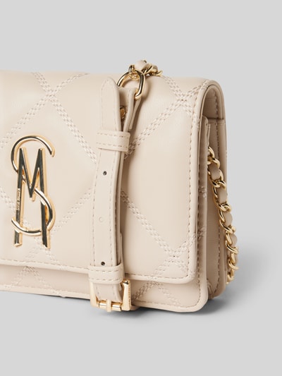 Steve Madden Handtasche mit Steppnähten Modell 'Bendue' Offwhite 3