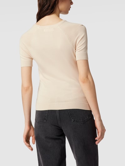 Mango T-Shirt in Strick-Optik Modell 'TOP ALMA' Sand 5