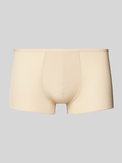 HOM Boxershort met binnenstebuitennaden, model 'Plumes' Ecru - 1