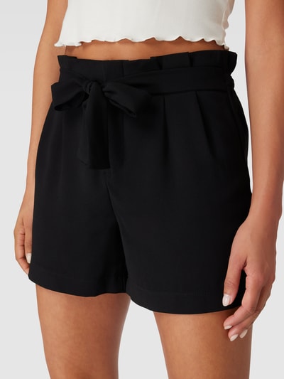 Only Shorts mit Bindegürtel Modell 'NEW FLORENCE' Black 3