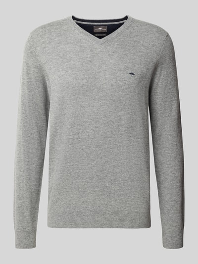 Fynch-Hatton Strickpullover aus Woll-Kaschmir-Mix Silber 1