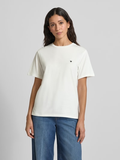 Weekend Max Mara Regular fit T-shirt van puur katoen, model 'VENACO' Wit - 4