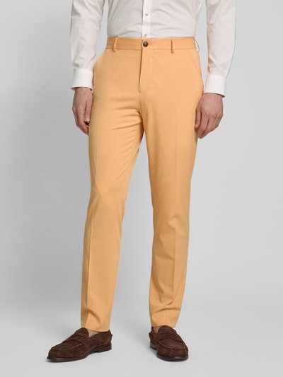 SELECTED HOMME Slim Fit Anzughose mit Bügelfalten Modell 'LIAM' Apricot 4