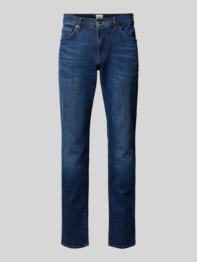Brax Slim fit jeans met 5-pocketmodel, model 'Chuck' Donkerblauw - 2