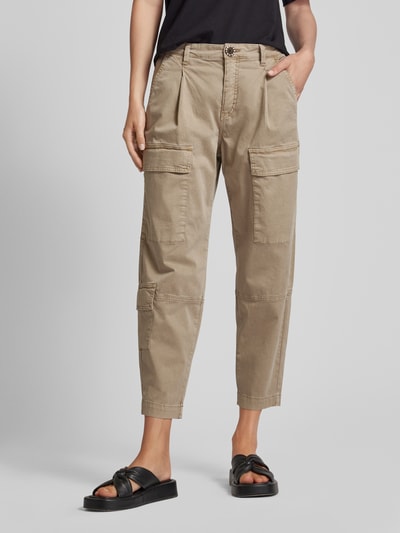 MAC Regular Fit Cargohose mit verkürztem Schnitt Sand 4