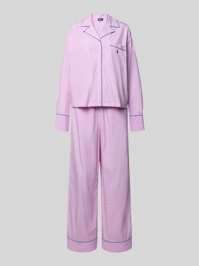 Polo Ralph Lauren Regular pyjama van puur katoen Felroze - 1
