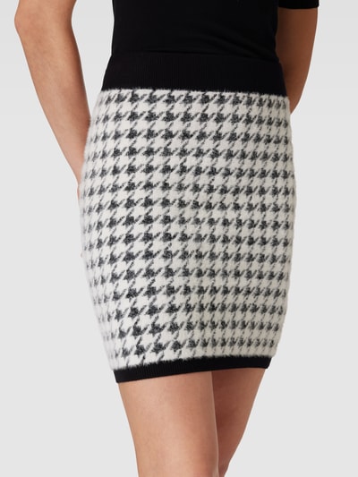 GUESS Minirock mit Hahnentrittmuster Modell 'VIOLET' Black 3