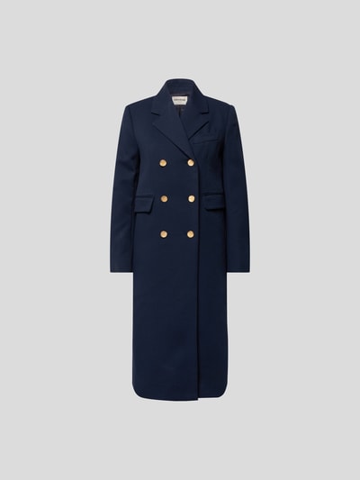 Zadig & Voltaire Wollmantel mit Reverskragen Marineblau 2